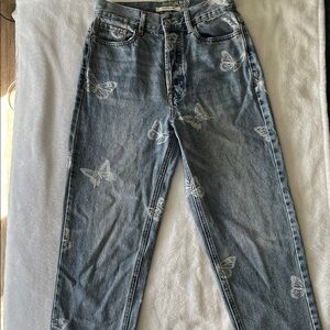 PacSun Denim with Butterflies
